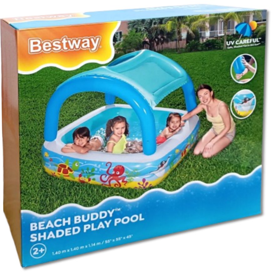 Dmuchany basen z daszkiem Bestway 140x140x114cm 265L