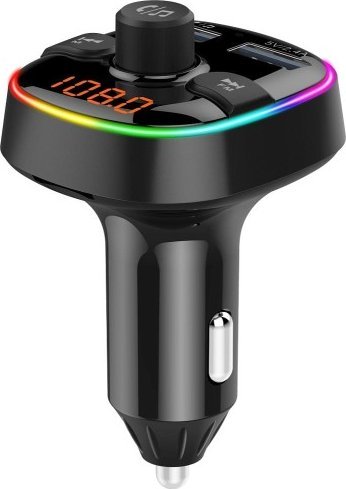 Transmiter FM OEM Transmiter FM MP3 z bluetooth 5.0 + czytnik kart pamieci + 2xUSB QC3.0 BC52L