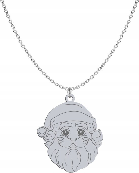Radziszewska Jewellery Naszyjnik Srebrny Mikołaj Prezent Święta 925 GRAWER DEDYKACJA GRATIS