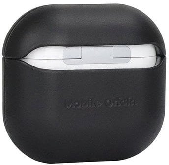 Mobile Origin Leather Case, black - AirPods 4