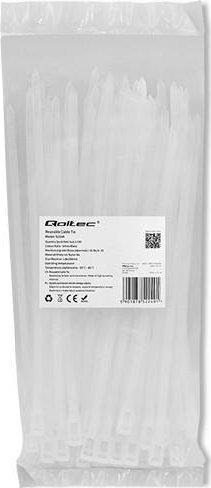 Qoltec Opaski zaciskowe Qoltec wielorazowe | 4.8*200mm