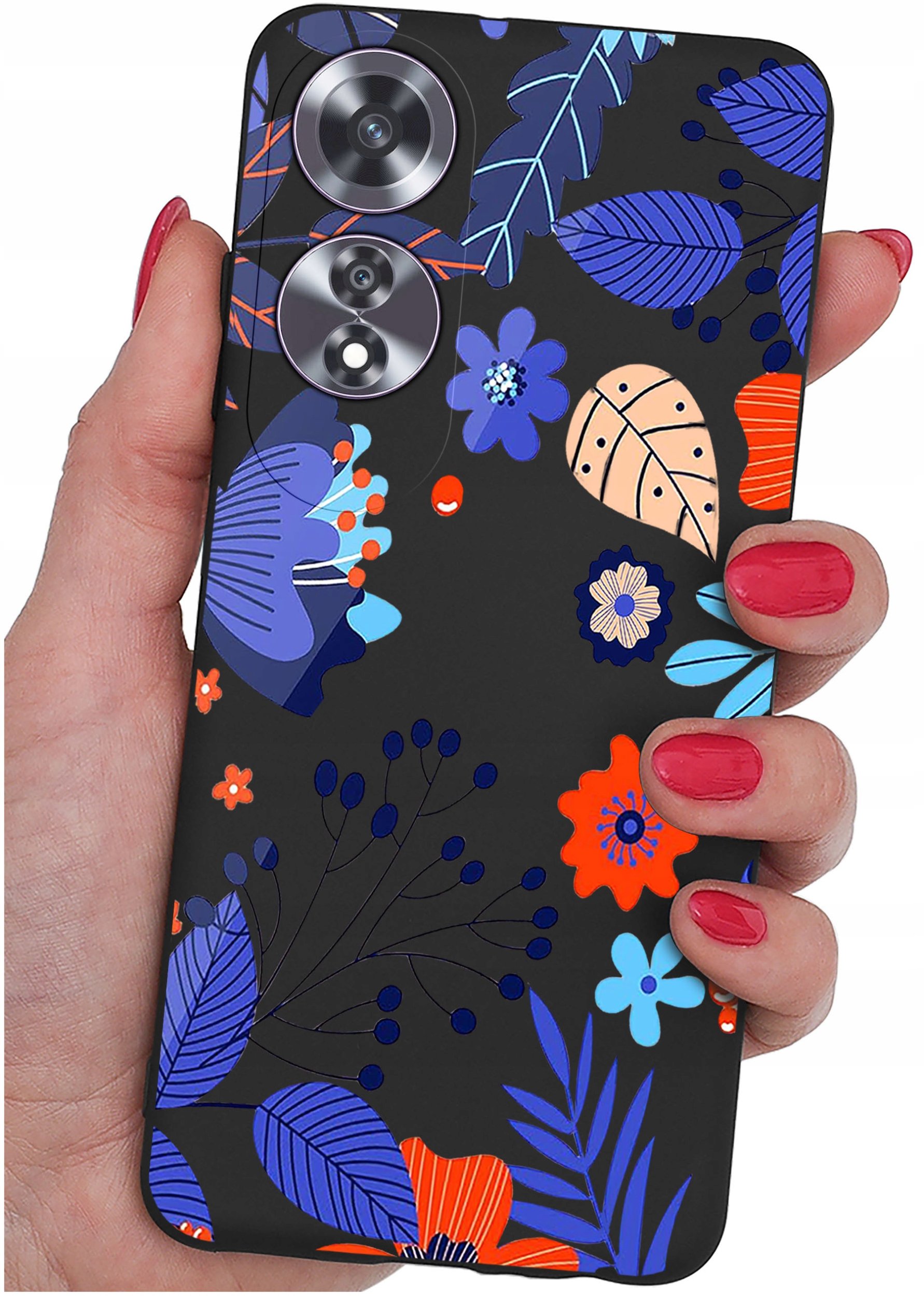 Etui do Oppo A60 4G WZORY |SILIKONOWE MATT CASE + SZKŁO 9H