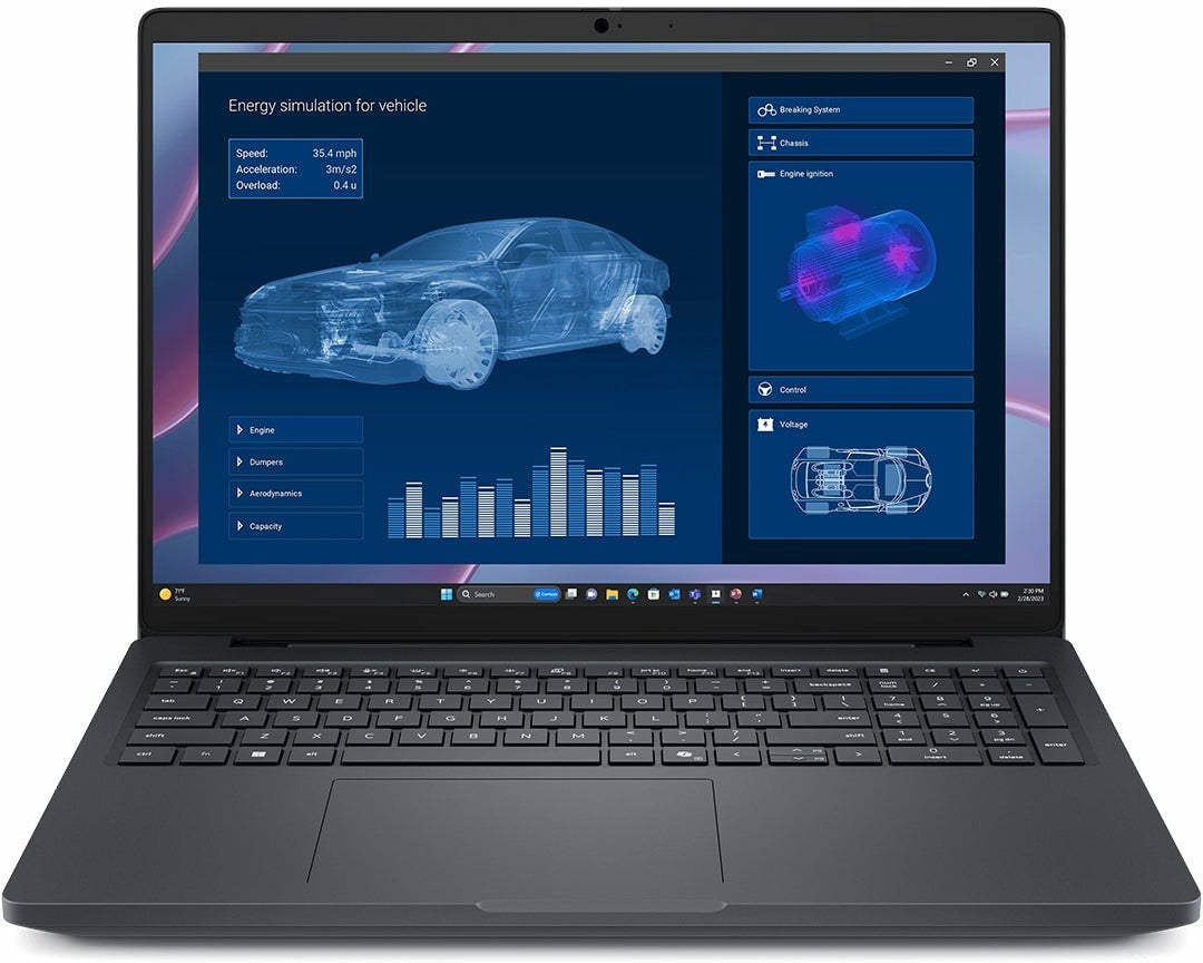 NotebookDELLPro Max16MC16250CPU Core Ultrau7-255H2000 MHz16"RAM 16GBDDR55600 MHzSSD 512GBIntel GraphicsIntegratedENGCard Re