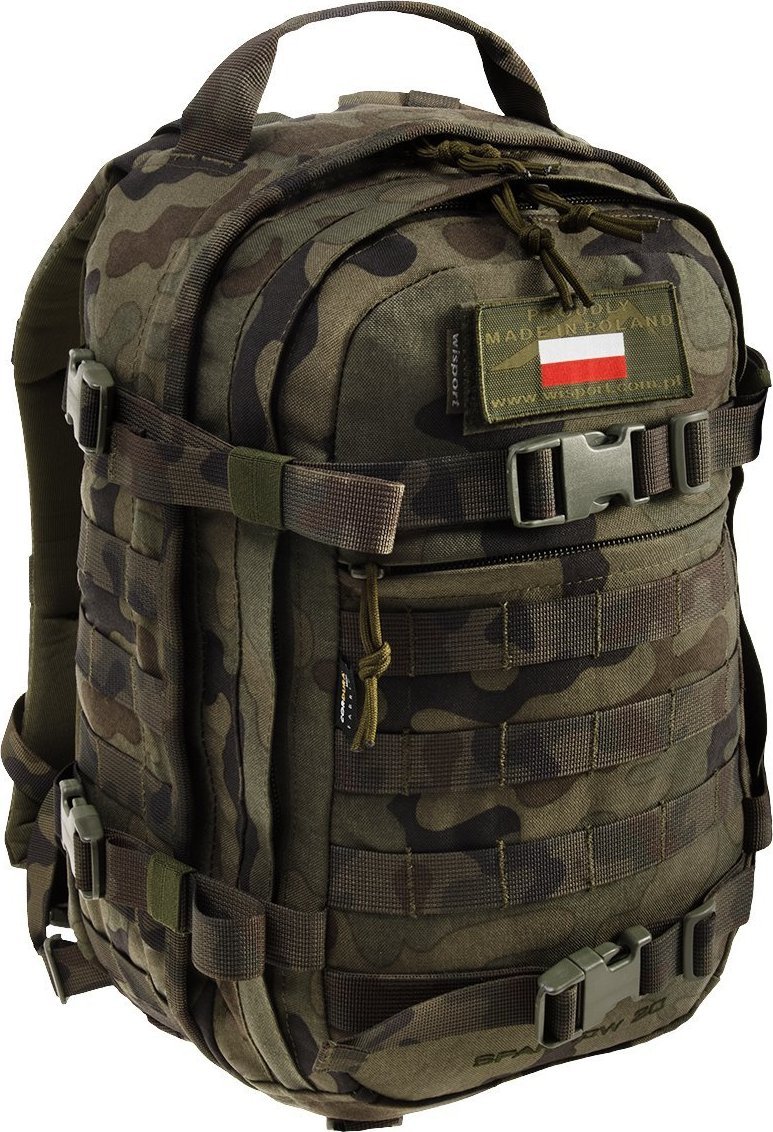 Plecak turystyczny Wisport Plecak Wisport Sparrow II 20 l wz.93 leśny "PANTERA" Full Camo
