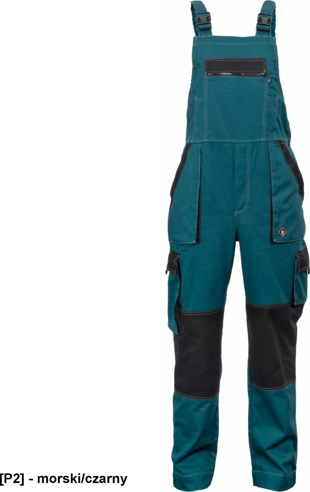 CERVA MAX SUMMER - ogrodniczki - morski/czarny 46