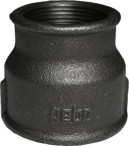 Opal Mufa redukcyjna czarna, GW 2"x6/4"