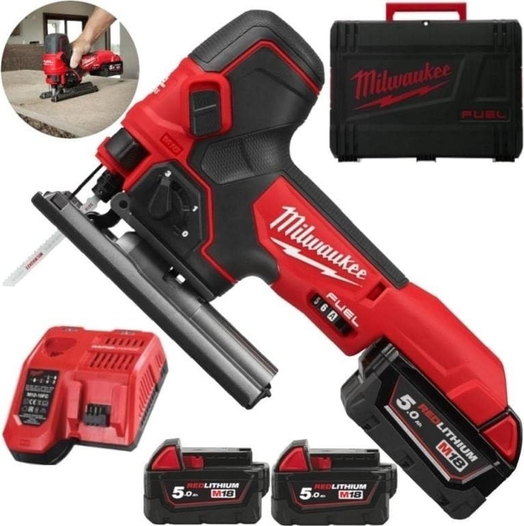 Milwaukee MILWAUKEE.JIGSAW M18FBJS-502X 2x5.0Ah %%%