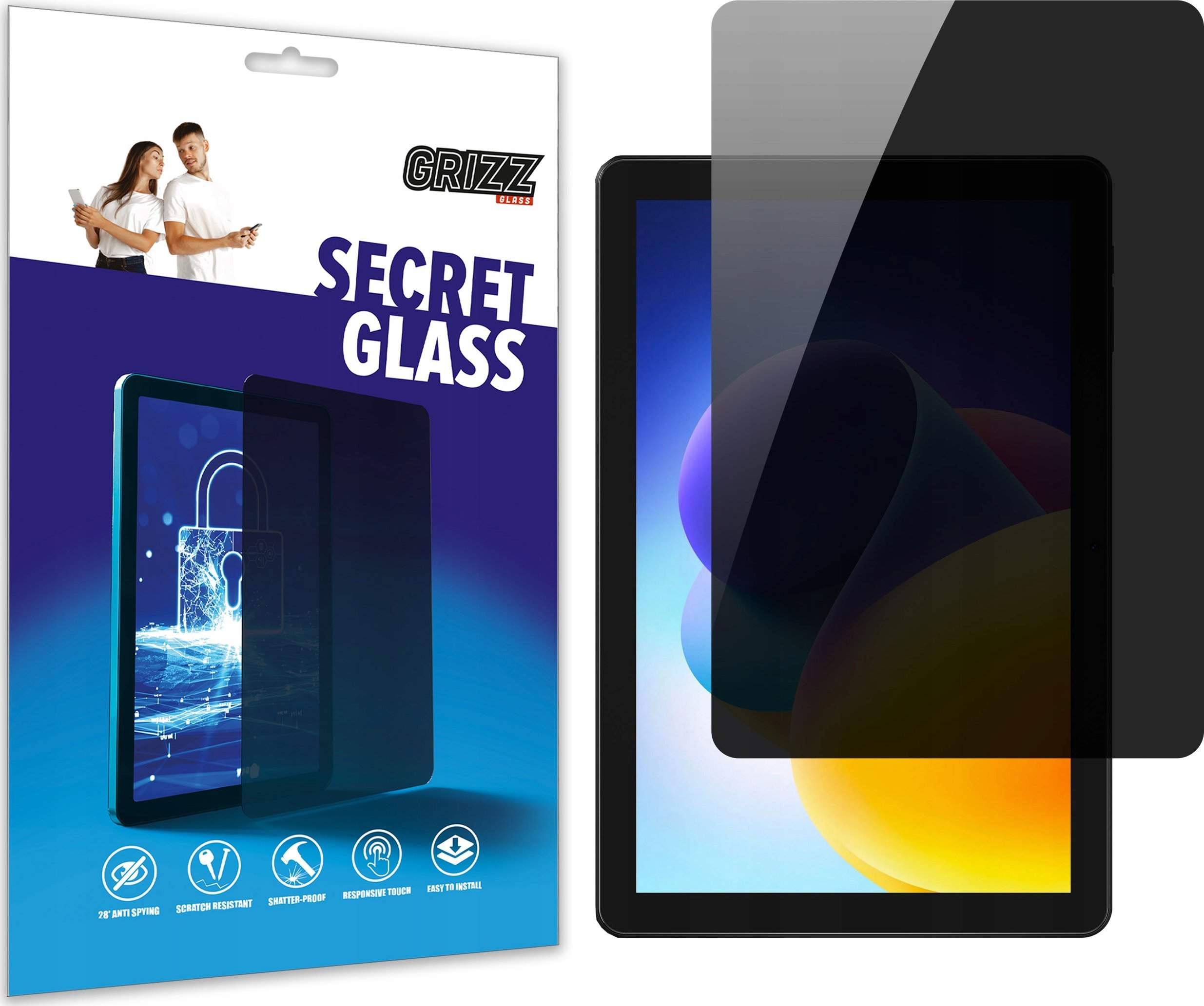 GrizzGlass Szkło prywatyzujące GrizzGlass SecretGlass do Doogee T10W