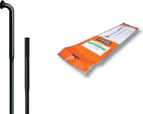 Cn Spoke Szprychy DB474 2.0-1.5-2.0 stal nierdzewna 250mm czarne 36szt.