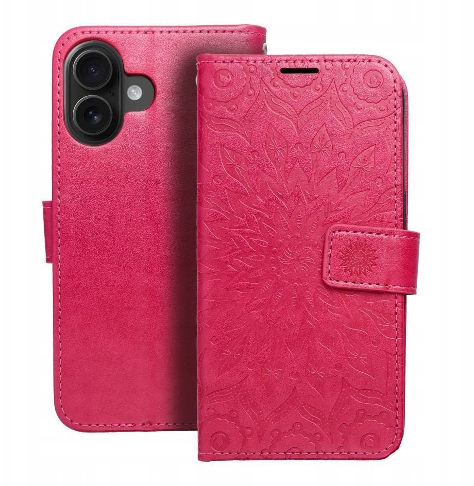 Kabura MEZZO Book do IPHONE 17 mandala magenta