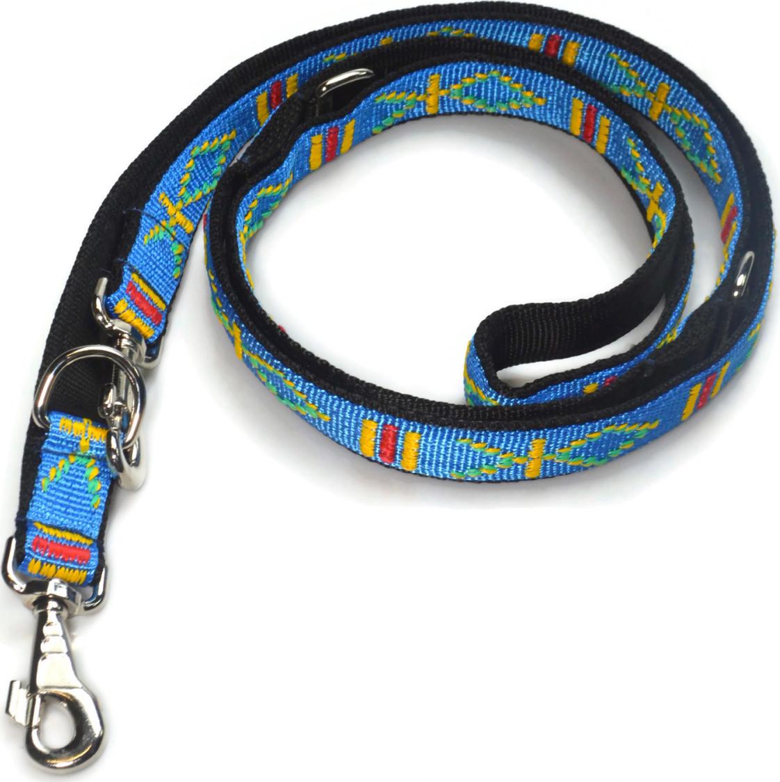 Alizoo Smycz podwójna indiańska dla dużego psa 30mm/220cm - ALIZOO