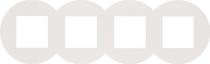 Efapel EFAPEL QUADRO45 RAMKA 4-KROTNA BIAŁY 45941 KBR