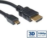 Kabel Roline HDMI Micro - HDMI 2m czarny
