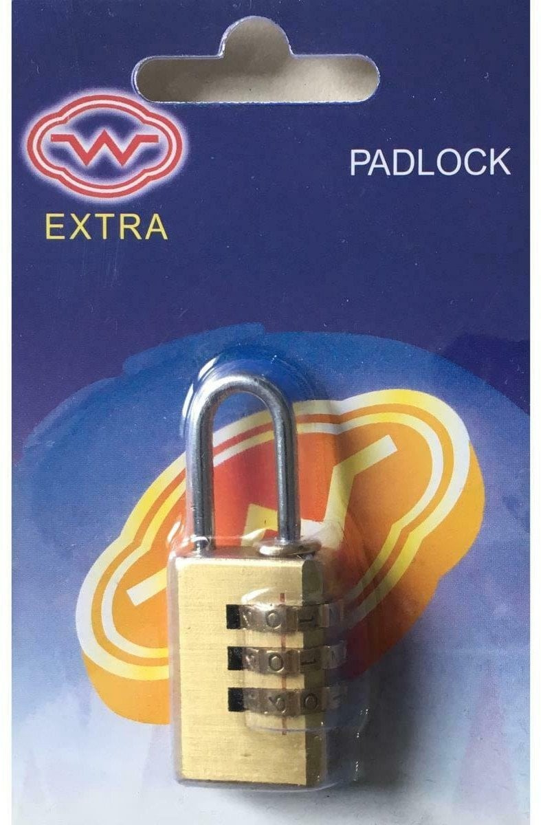 CODED HANGING PADLOCK BRASS BC213 12/14