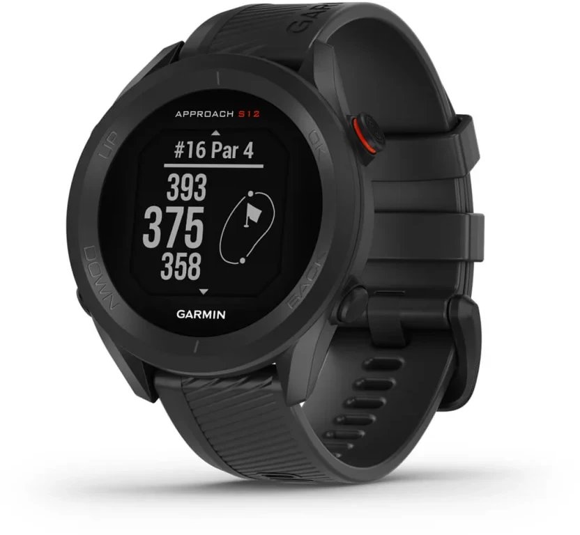 Zegarek sportowy Garmin Approach S12 Czarny (010-02472-10)