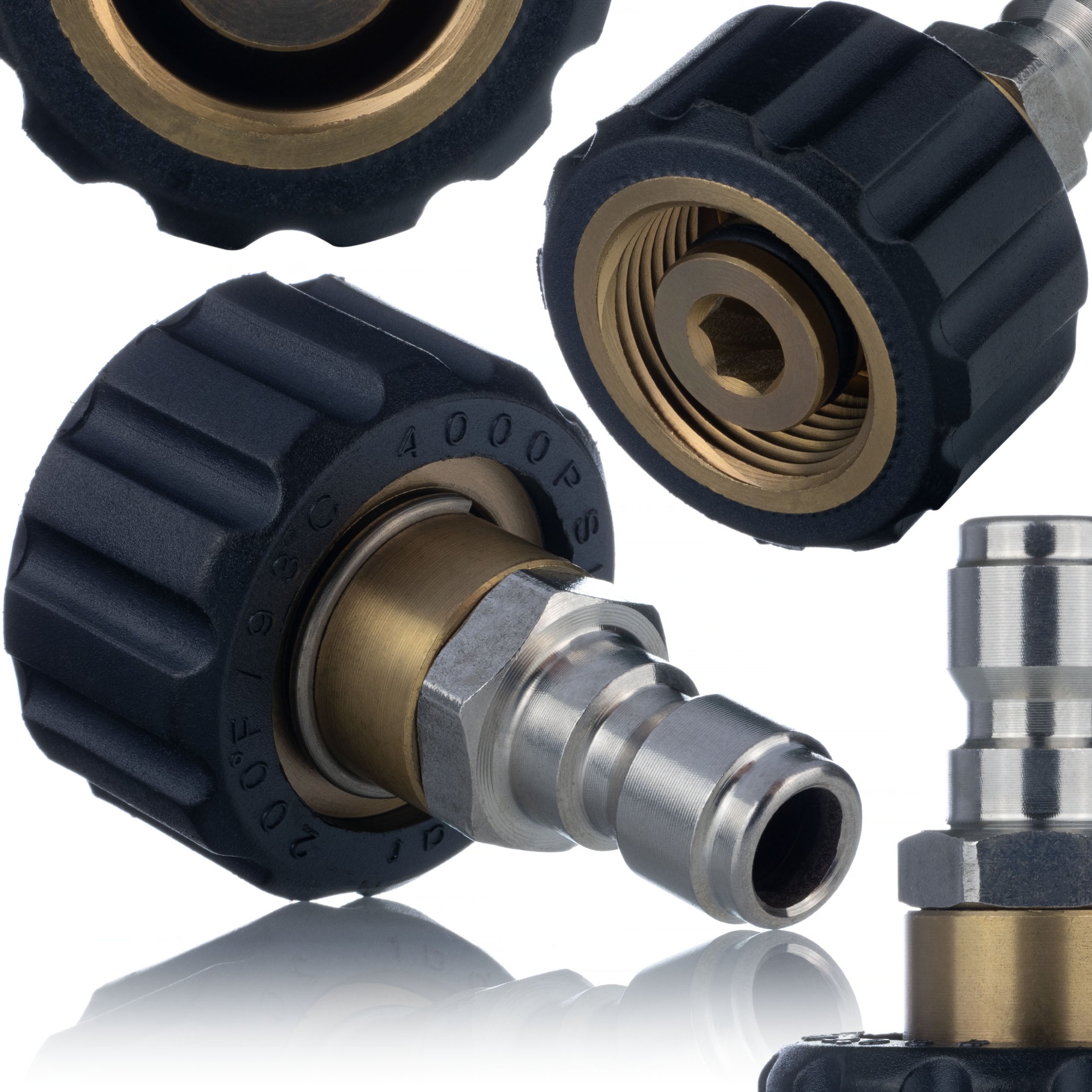 ADAPTER REDUKCJA WTYK SZYBKOZŁĄCZE NA GWINT WEWNTRZNY M22 DO KARCHER HD HDS