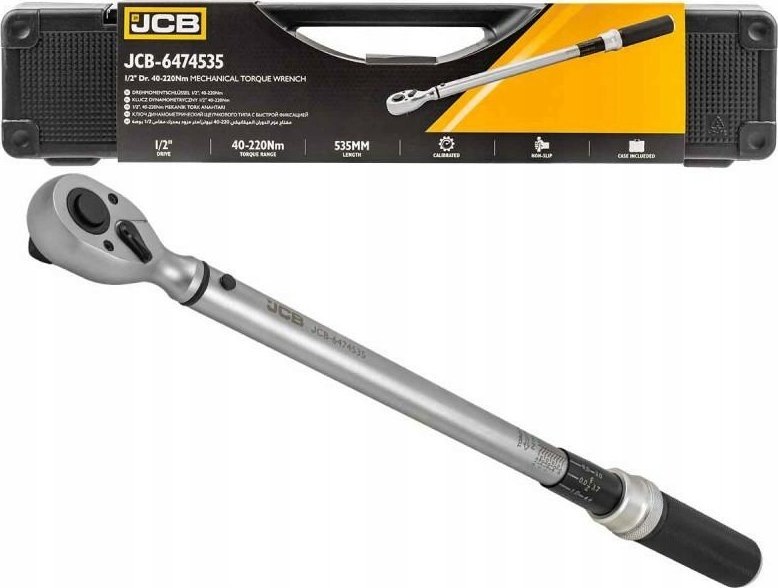 Hikoki JCB TORQUE WRENCH 1/2" 40-220Nm