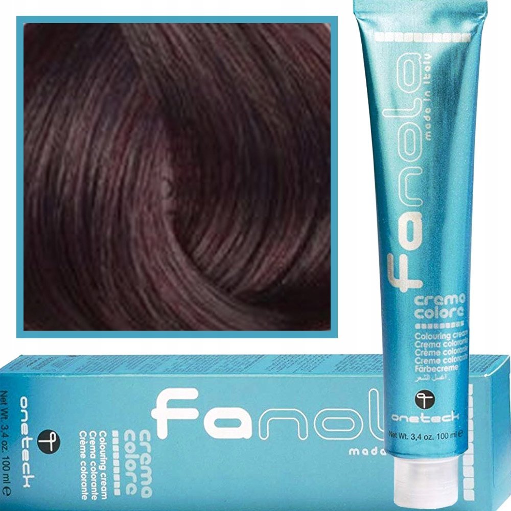 Fanola Fanola, Crema Colore, Permanent Hair Dye, 6.2 Dark Blonde Violet, 100 ml For Women
