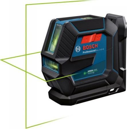 Bosch Laser krzyżowy GLL2-15G + LB10 zielony 15 m 0601063W00