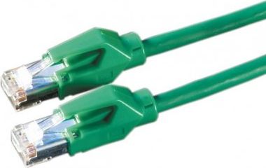 LEONI KERPEN KERPEN E5-70 PatchCord S/FTP (PiMF) Kat.6 LSOH zielony 1.0m