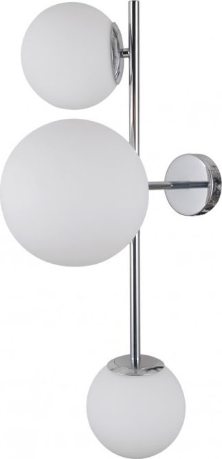 Kinkiet Italux Lampa na ścianę LED Ready do pokoju dziennego nowoczesny Italux Vailante kule WL-31221-3B-CH