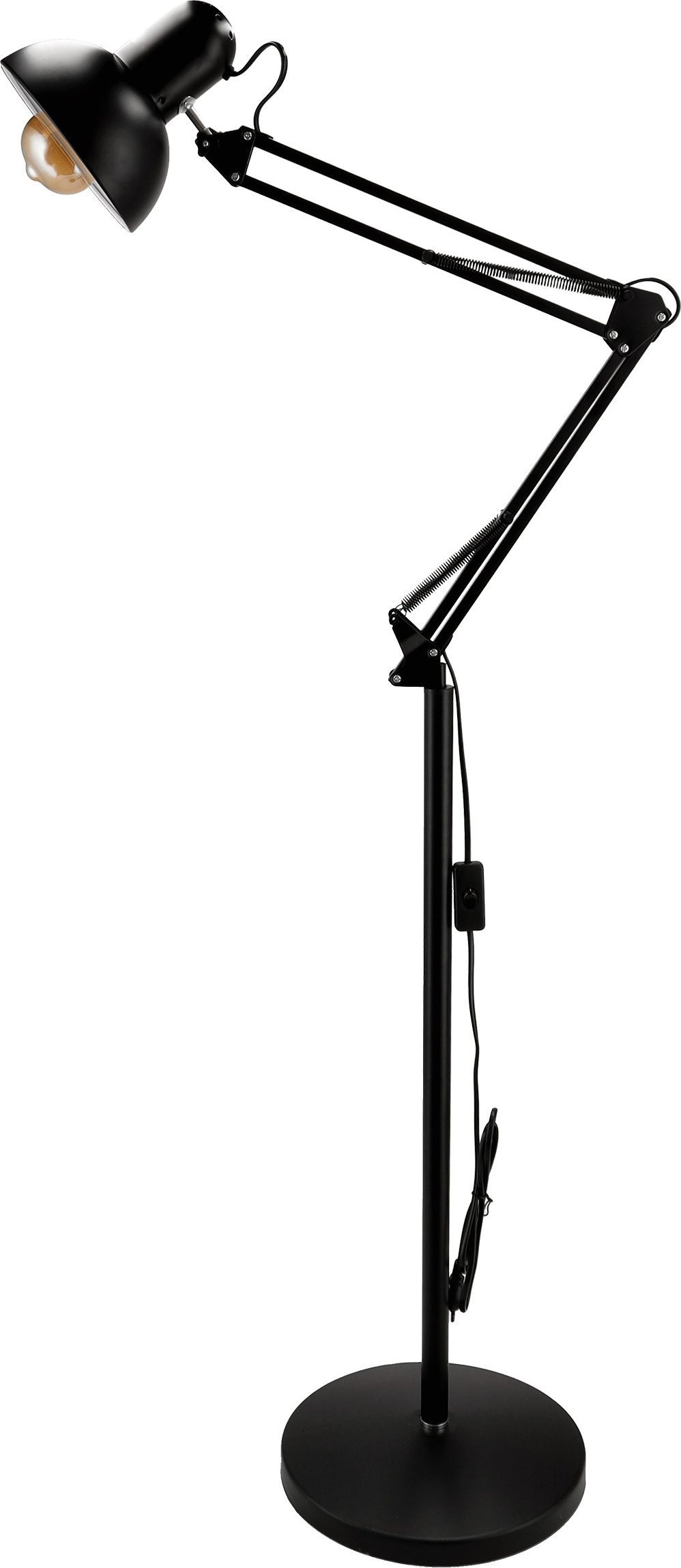 Lampa podłogowa Orno LUWES lampa podłogowa, 185 cm, E27, max. 18W, czarna