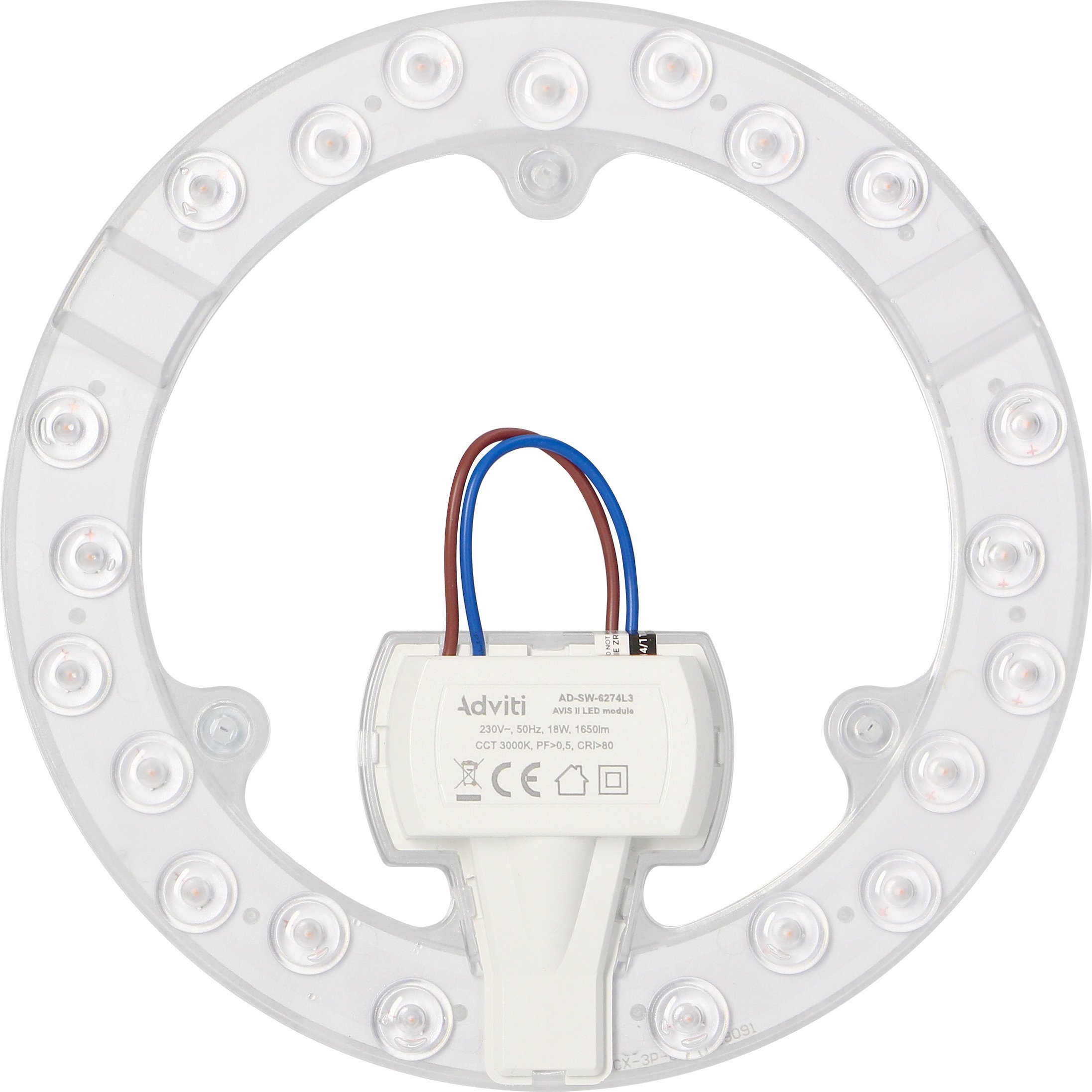 Orno AVIS II LED panel świetlny LED 18W, 1650lm, 3000K, ? 176