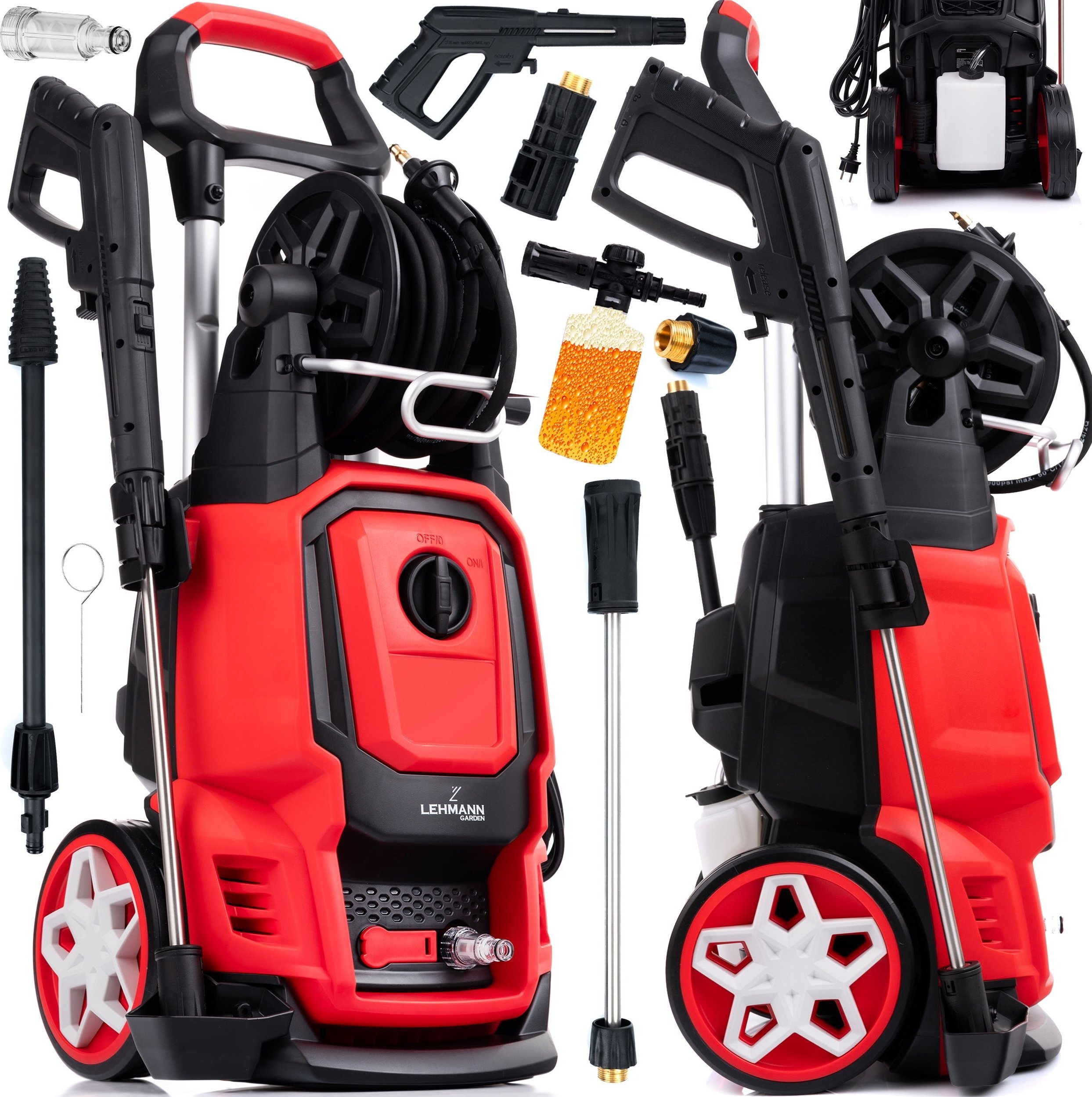 Myjka ciśnieniowa Lehmann MYJKA CIŚNIENIOWA LEHMANN R310 POMPA ALUMINIOWA 2500W