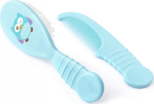 Lulabi Szczotka i grzebień dla dziecka sowa 0m+ LULABI