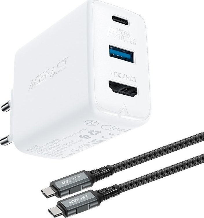 Ładowarka Acefast 1x USB-A 1x USB-C (187727325)