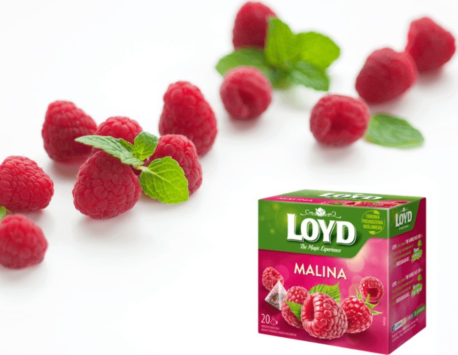 LOYD Herbatka LOYD Malina - 20 piramidek