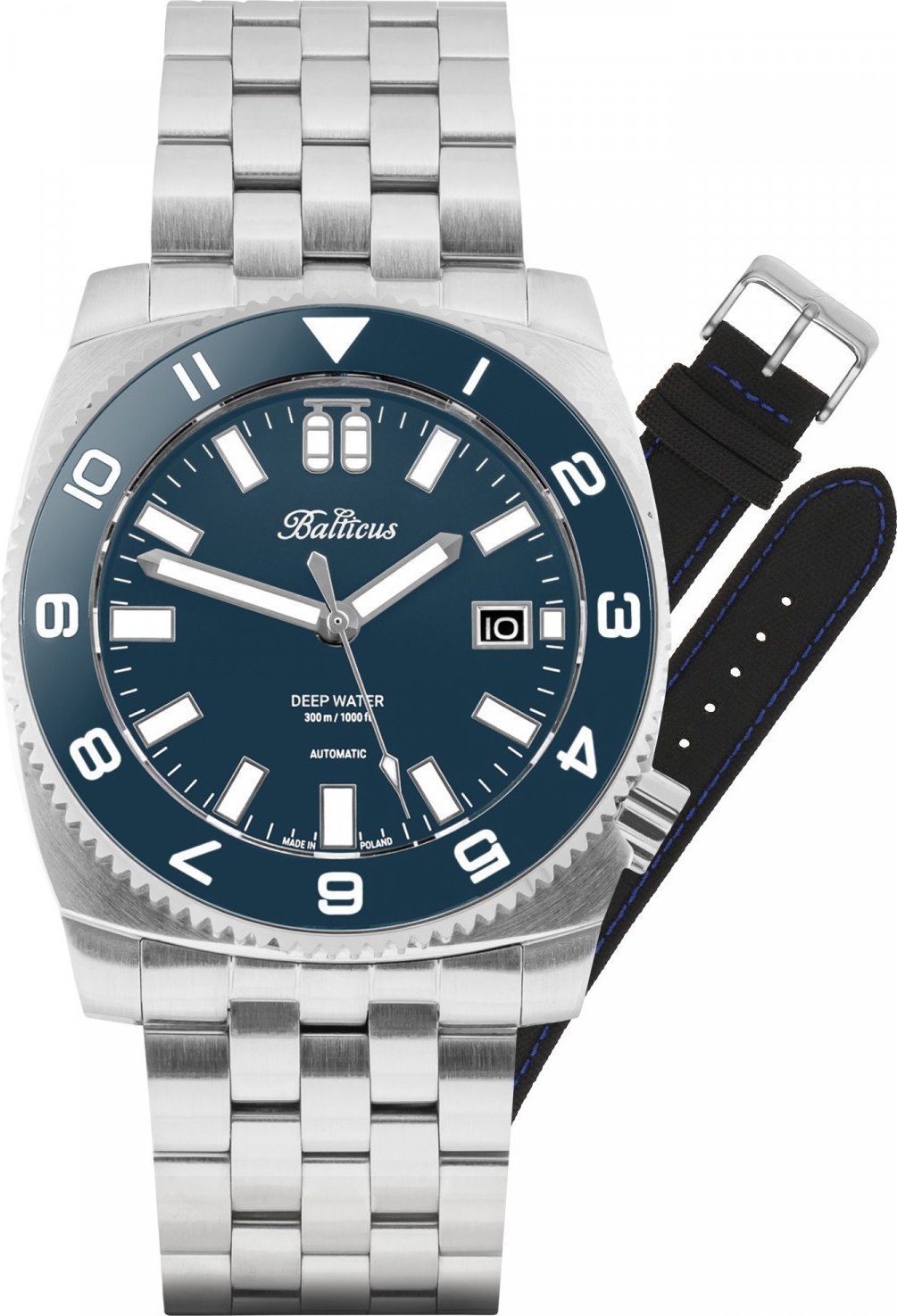 Zegarek Balticus Zegarek męski Balticus BAL-DWOB srebrny