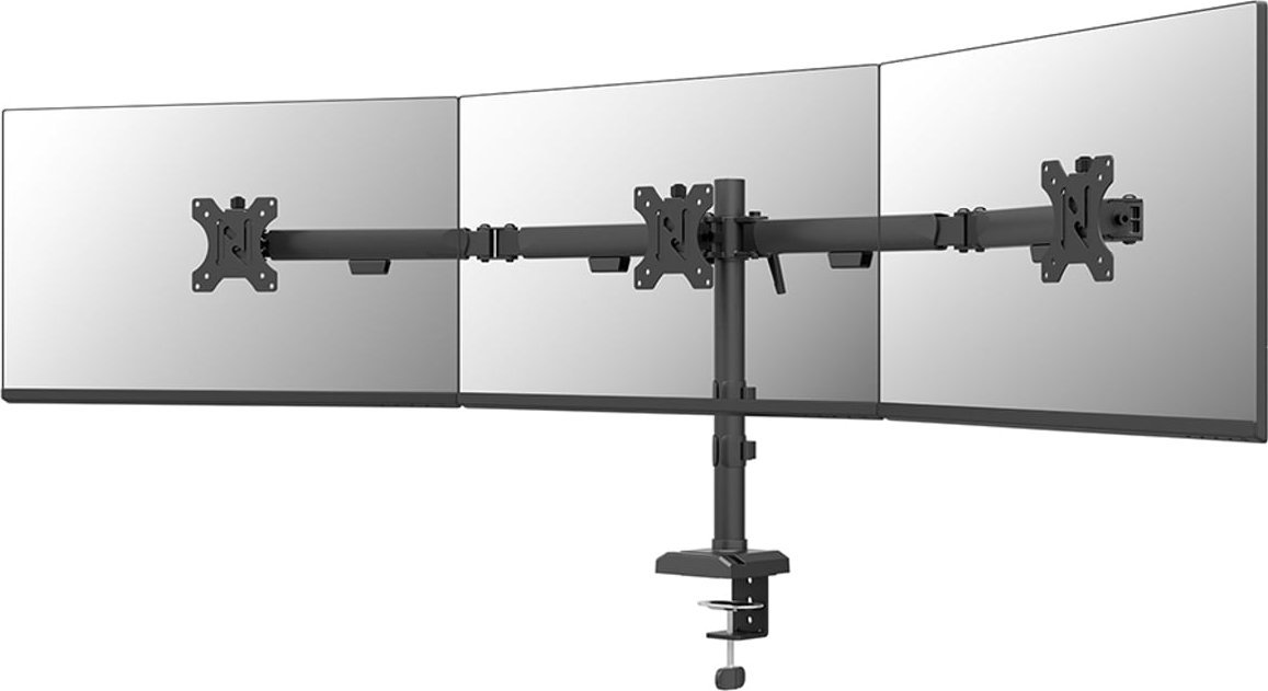 Neomounts Uchwyt biurkowy na 3 monitory 10" - 27" (DS60-600BL3)
