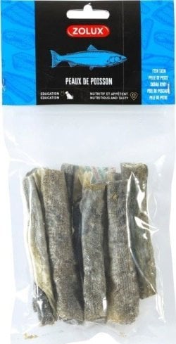 Zolux ZOLUX Przysmak naturalny dla psa Skóra ryby 60 g