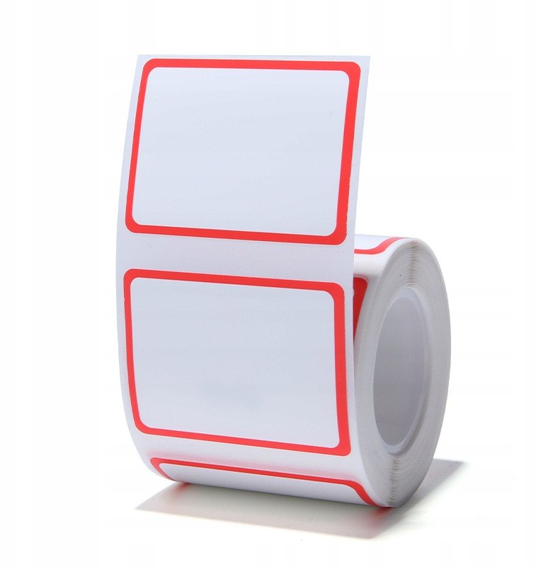 .NIIMBOT Etykiety Naklejki RFID 40*30mm RAMKA RED 230szt Seria B Oryginalne