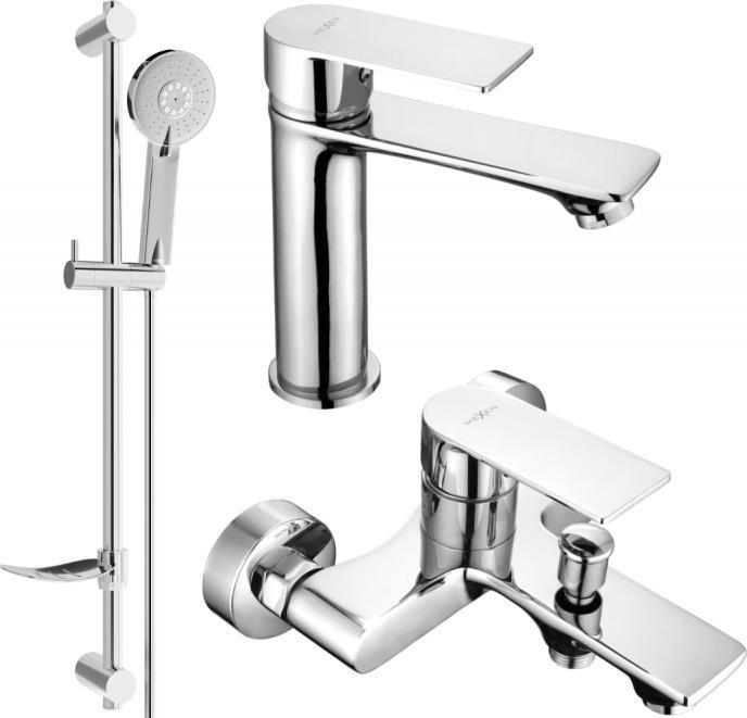 Bateria wannowa Mexen Mexen Royo DF40 zestaw wannowy, chrom - 72203DF40-00