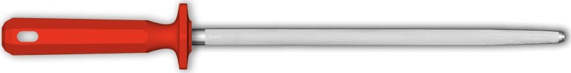 Ambrogio Sanelli Stalka Ostrzałka stalowa 30cm RED