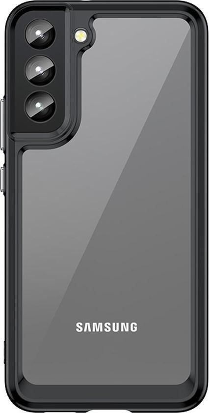 Braders Etui Outer Braders sztywny pokrowiec z żelową ramką do Samsung Galaxy S22 Plus czarny