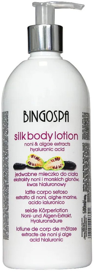 BINGOSPA Jedwabne mleczko do ciała z ekstraktem z Noni 500ml