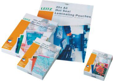 Esselte LEITZ BOX 100 PLASTIC POCKETS 125micron A4 (33808)
