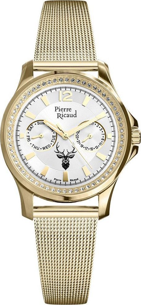 Zegarek Pierre Ricaud Zegarek damski Pierre Ricaud P21049.1153QFZ2RE złoty