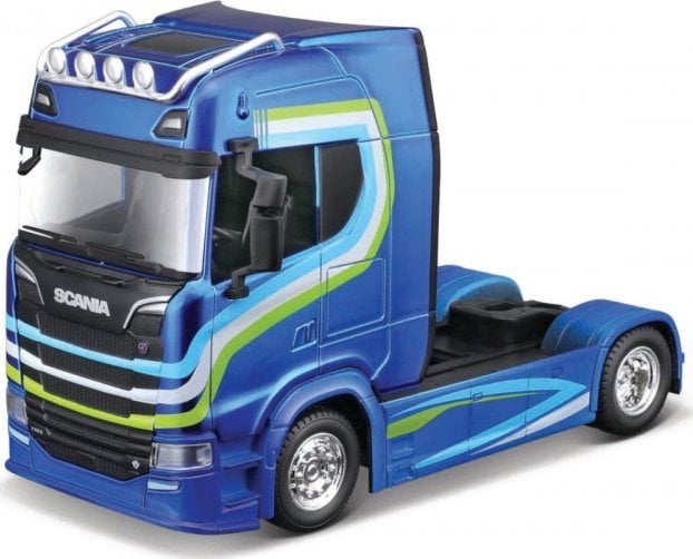 Bburago BBU 1:43 Haulers Custom Cabs Scania blue 32206
