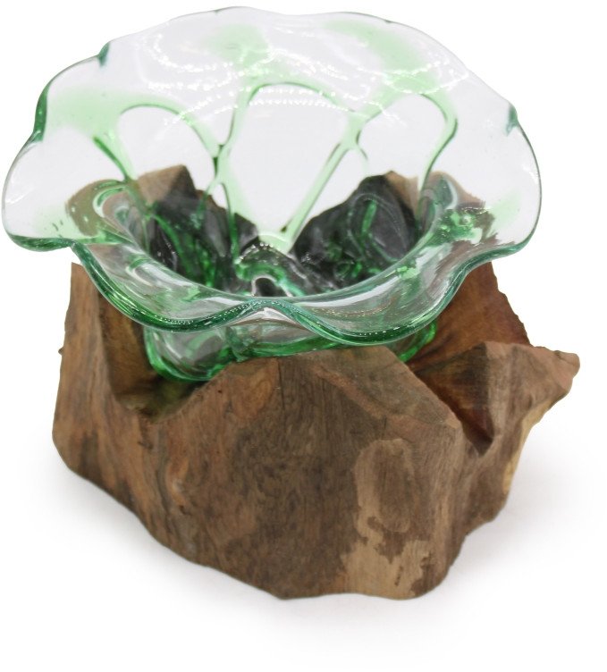 Szkło Wtopione W Drewno - Fantazyjna Misa