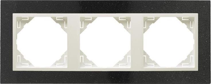 Efapel EFAPEL PETRA RAMKA 3-KROTNA GRANIT LODOWY 90930 TGG