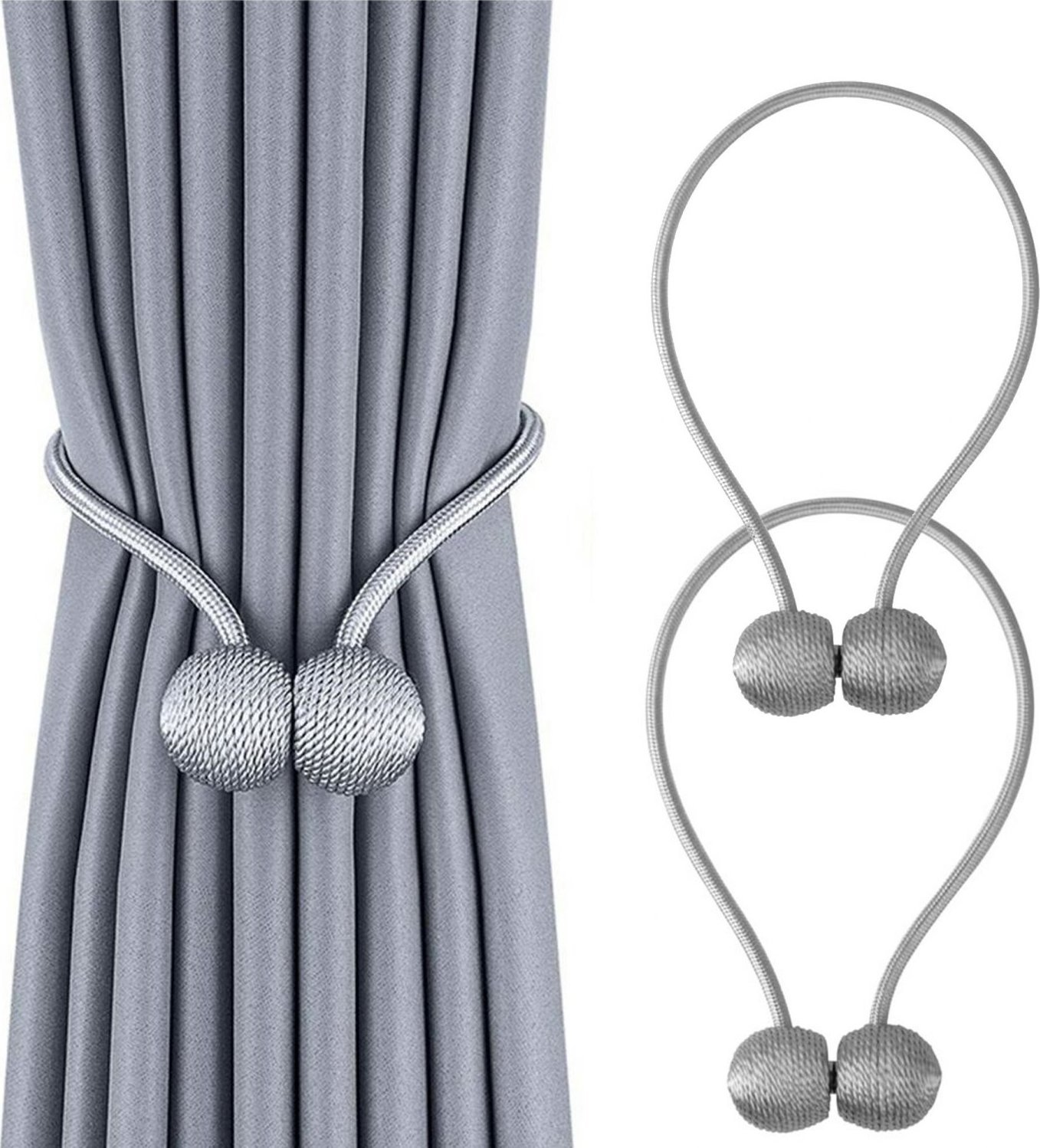 PrzydaSie 2X Spinka Magnes Klamra Upięcie Firan Zasłon