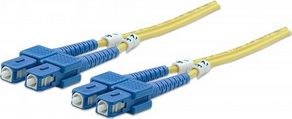 Intellinet Network Solutions Patchcord światłowodowy SC - SC, OS2, 9/125um, Duplex, Singlemode, 1m (470605)