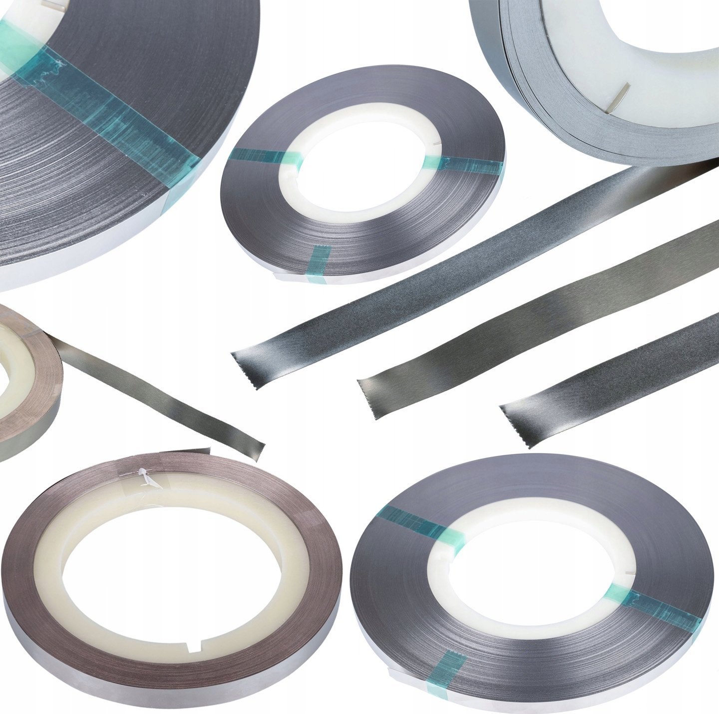 Rosfix 3X TAŚMA NIKLOWA MEDZIANA STAL DO SPAWARKI ZGRZEWANIA OGNIW 1MB 8MM 0,15MM