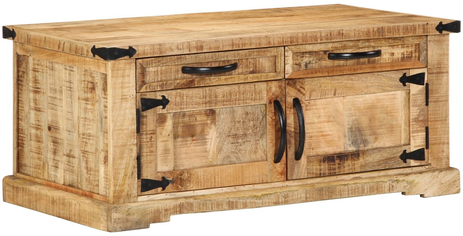 vidaXL Stolik Kawowy 90x50x40 cm z Litego Drewna Mango