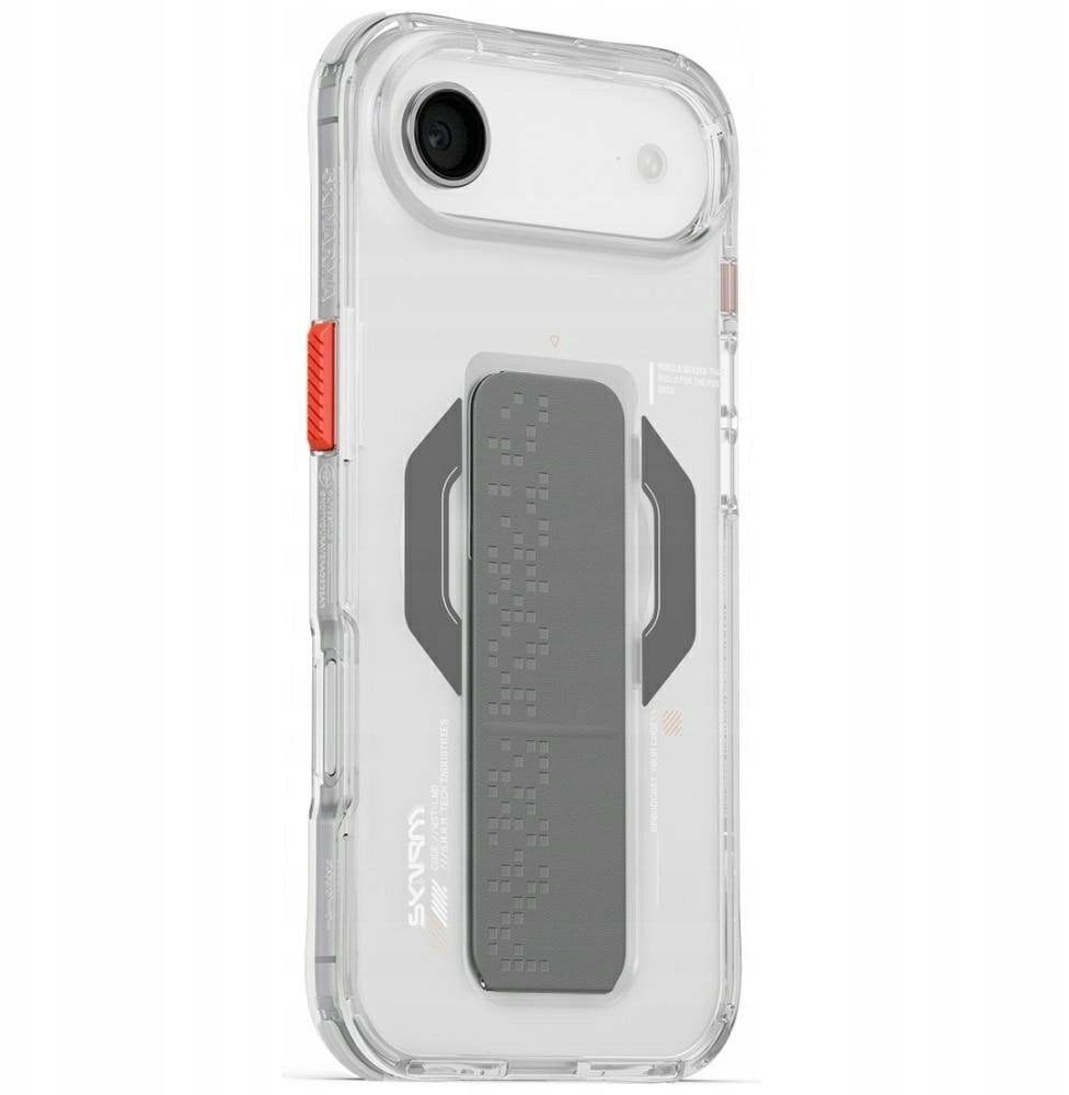 Skinarma Haxa Case for iPhone Air Magnetic Charging + Grip Stand Transparent