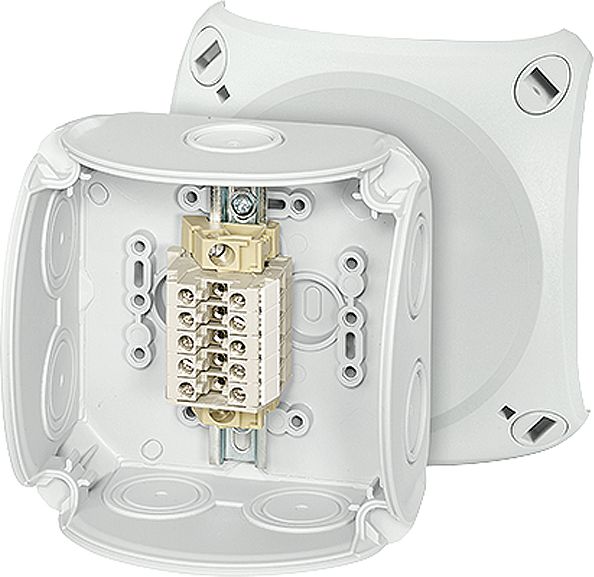 Hensel Puszka odgałęźna 104x104x70 5x4mm2 CU/AL IP66 szara RK 0405 T (62000174)